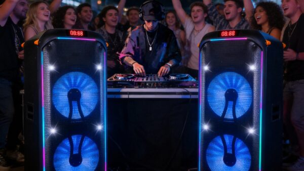 portable party speaker for outdoor use